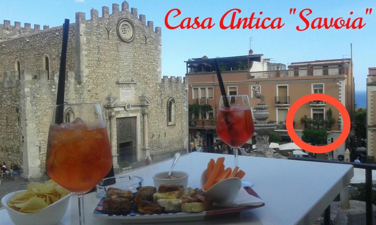 Апартаменты Casa Antica Savoia Таормина Экстерьер фото